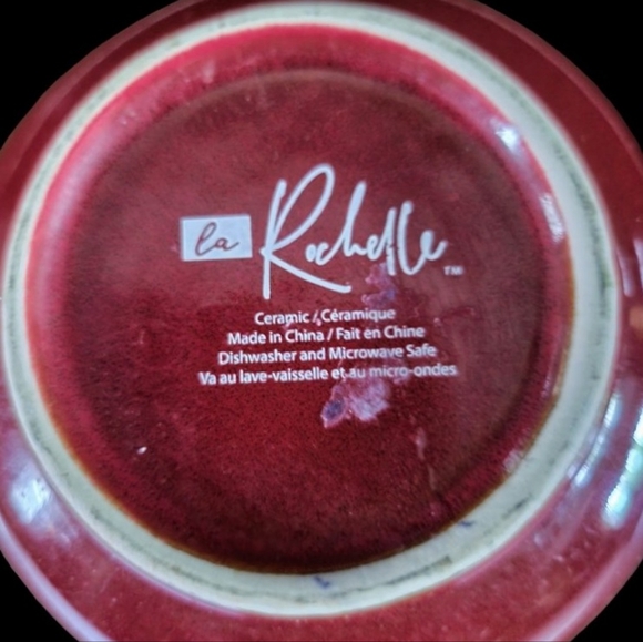 New 2 Piece La Rochelle Unique Coffee Mugs Set 2 Ceramic 16 oz - Picture 6 of 6